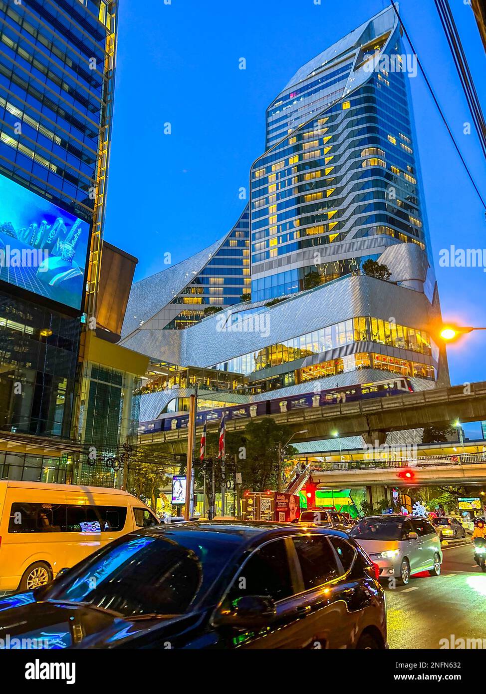 Bangkok, Thailand, Business Center City, Gebäude Stockfoto