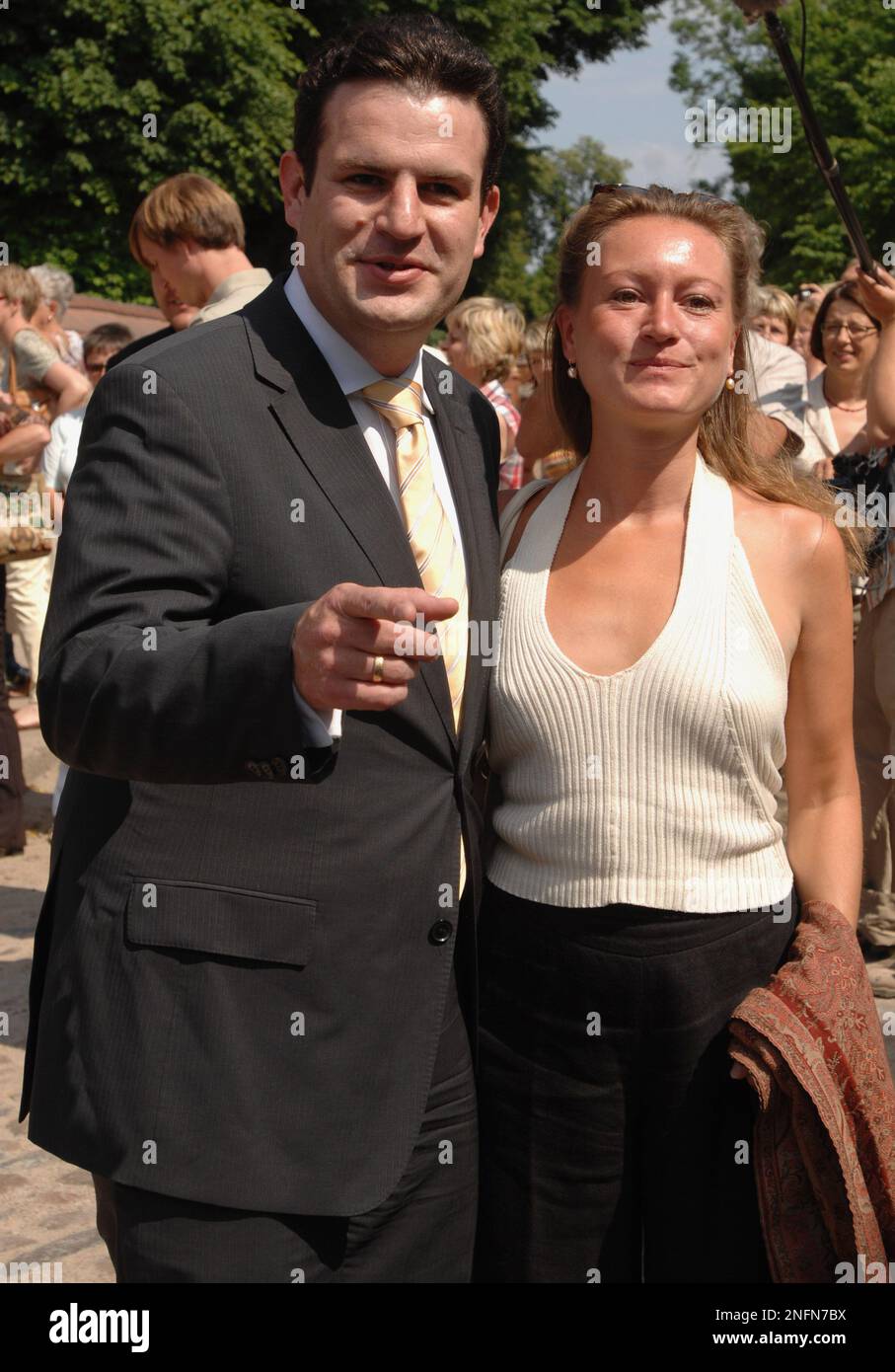 SPD Generalsekretaer Hubertus Heil, links,und seine Frau Solveig