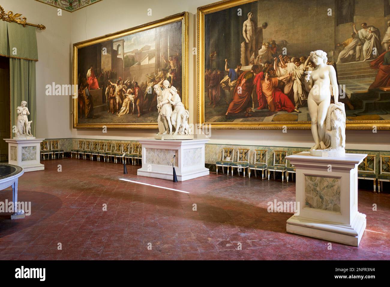 Neapel Kampanien Italien. Das Museo di Capodimonte ist ein Kunstmuseum im Palast von Capodimonte, einem großen Bourbon-palazzo in Neapel, Italien. Die Stockfoto