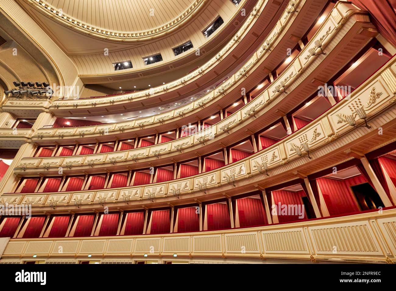 Die Wiener Staatsoper (Wiener Staatsoper) - Wien Österreich Stockfoto