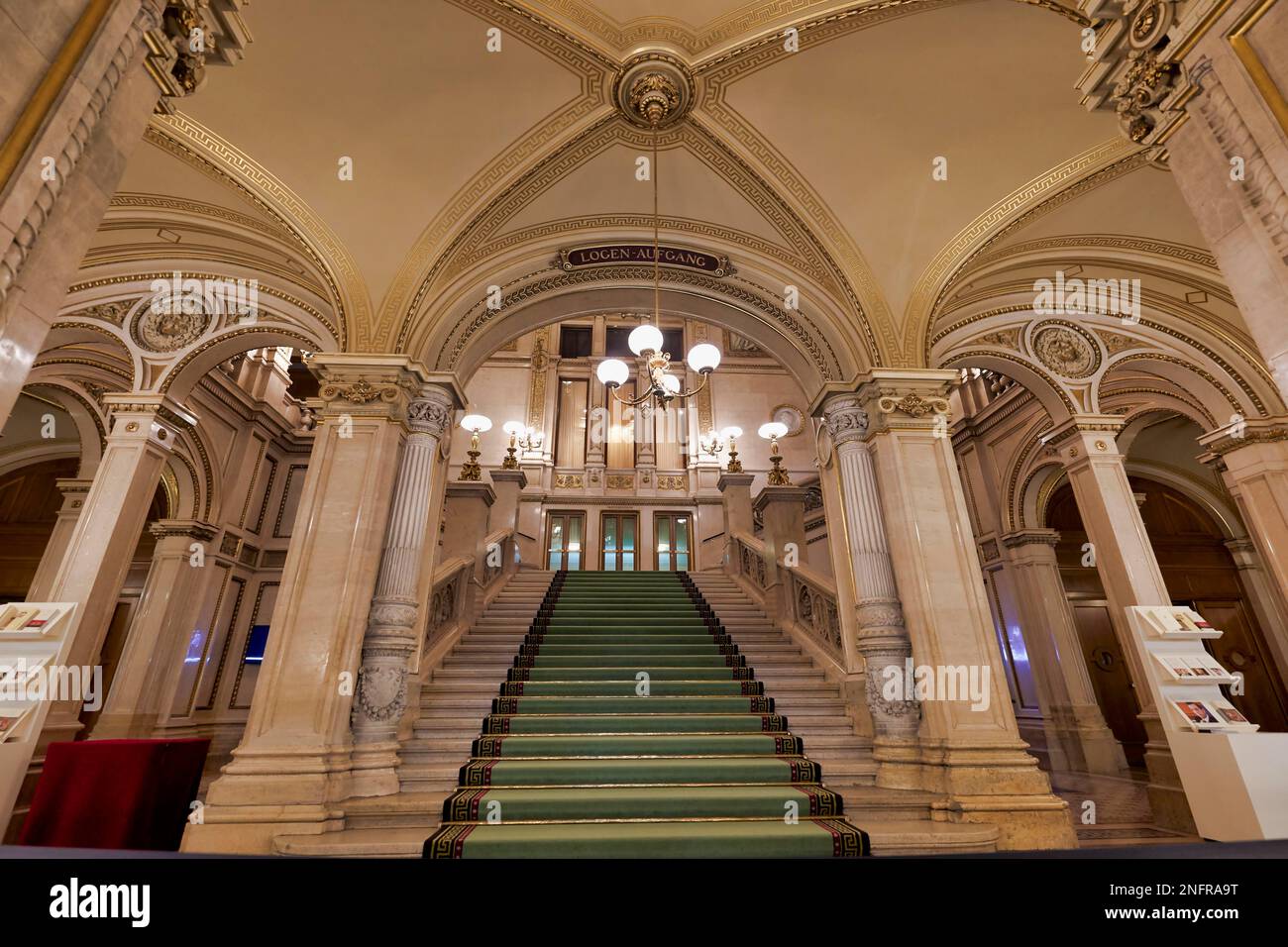 Die Wiener Staatsoper (Wiener Staatsoper) - Wien Österreich Stockfoto