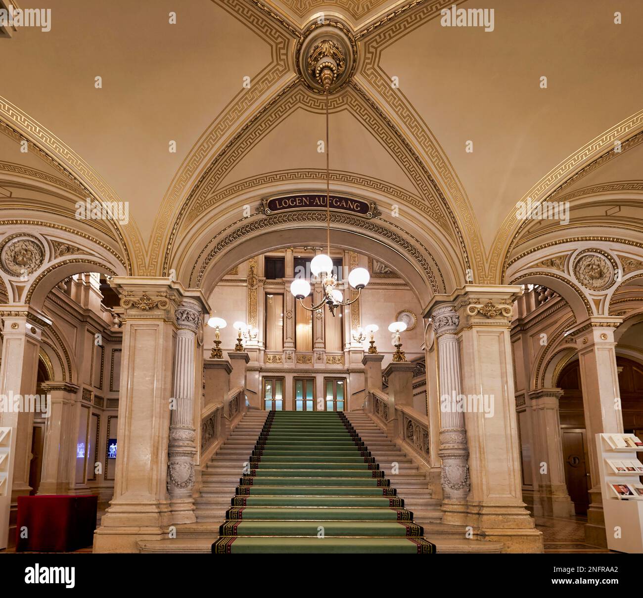 Die Wiener Staatsoper (Wiener Staatsoper) - Wien Österreich Stockfoto