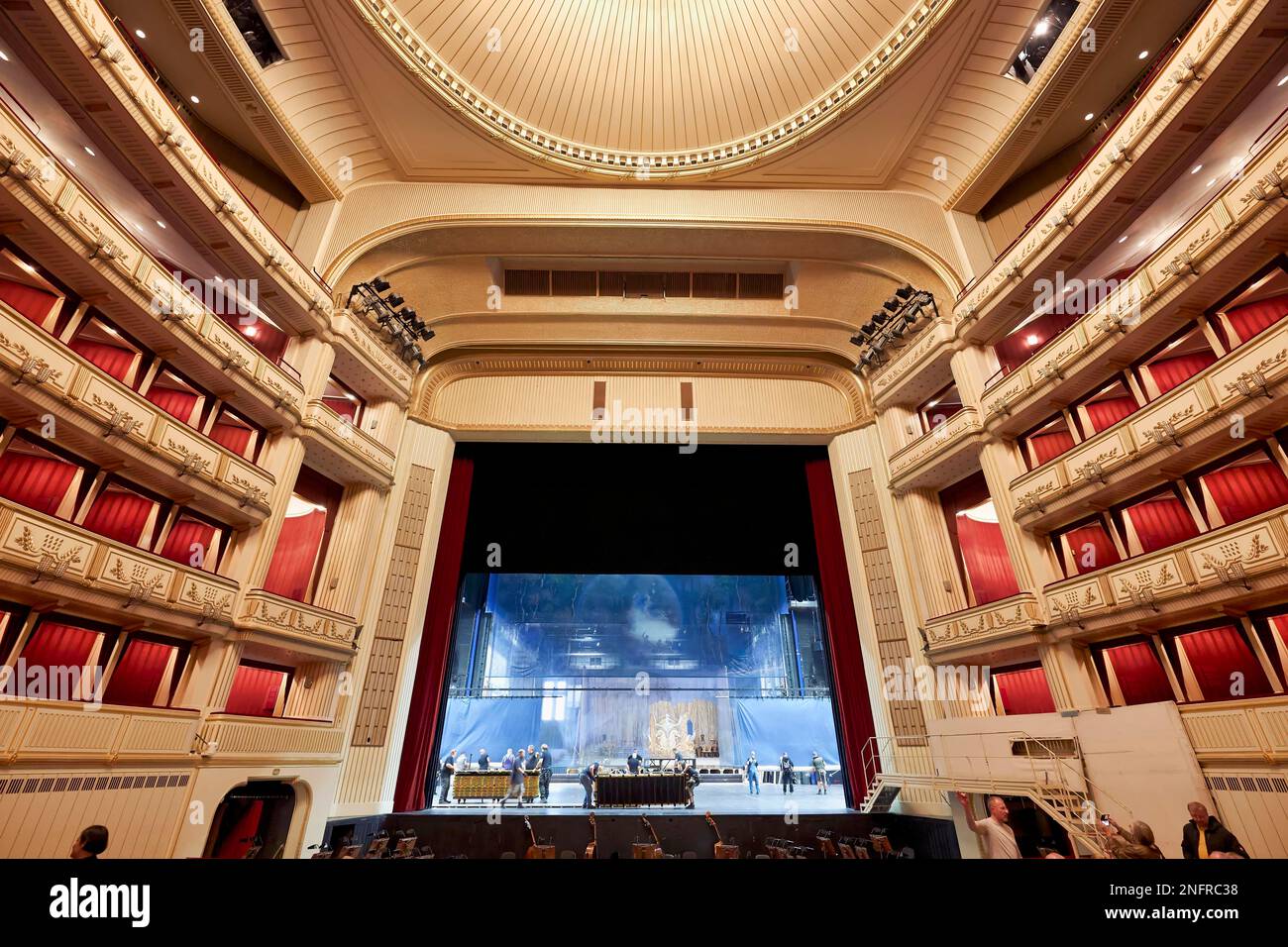 Die Wiener Staatsoper (Wiener Staatsoper) - Wien Österreich Stockfoto
