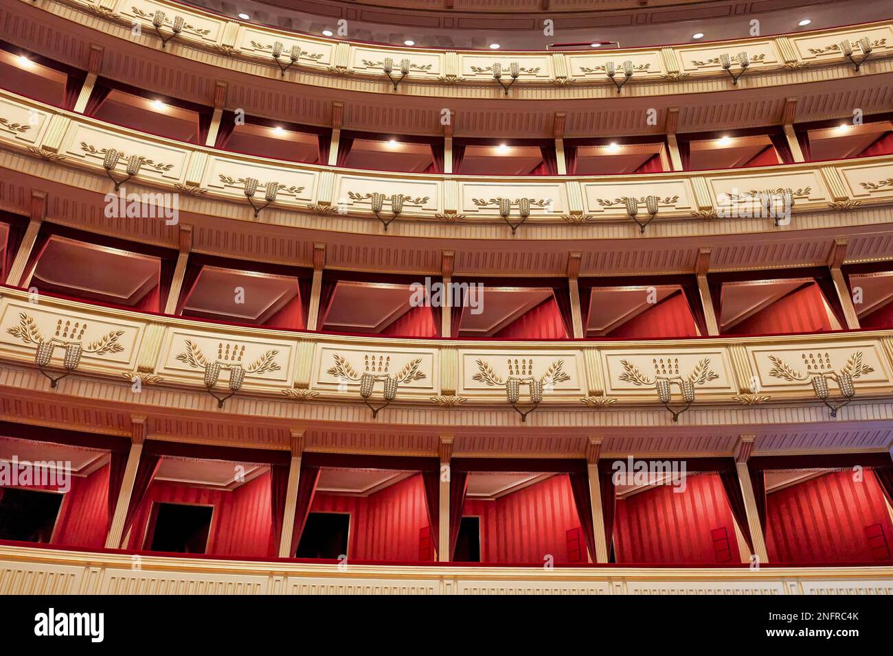 Die Wiener Staatsoper (Wiener Staatsoper) - Wien Österreich Stockfoto