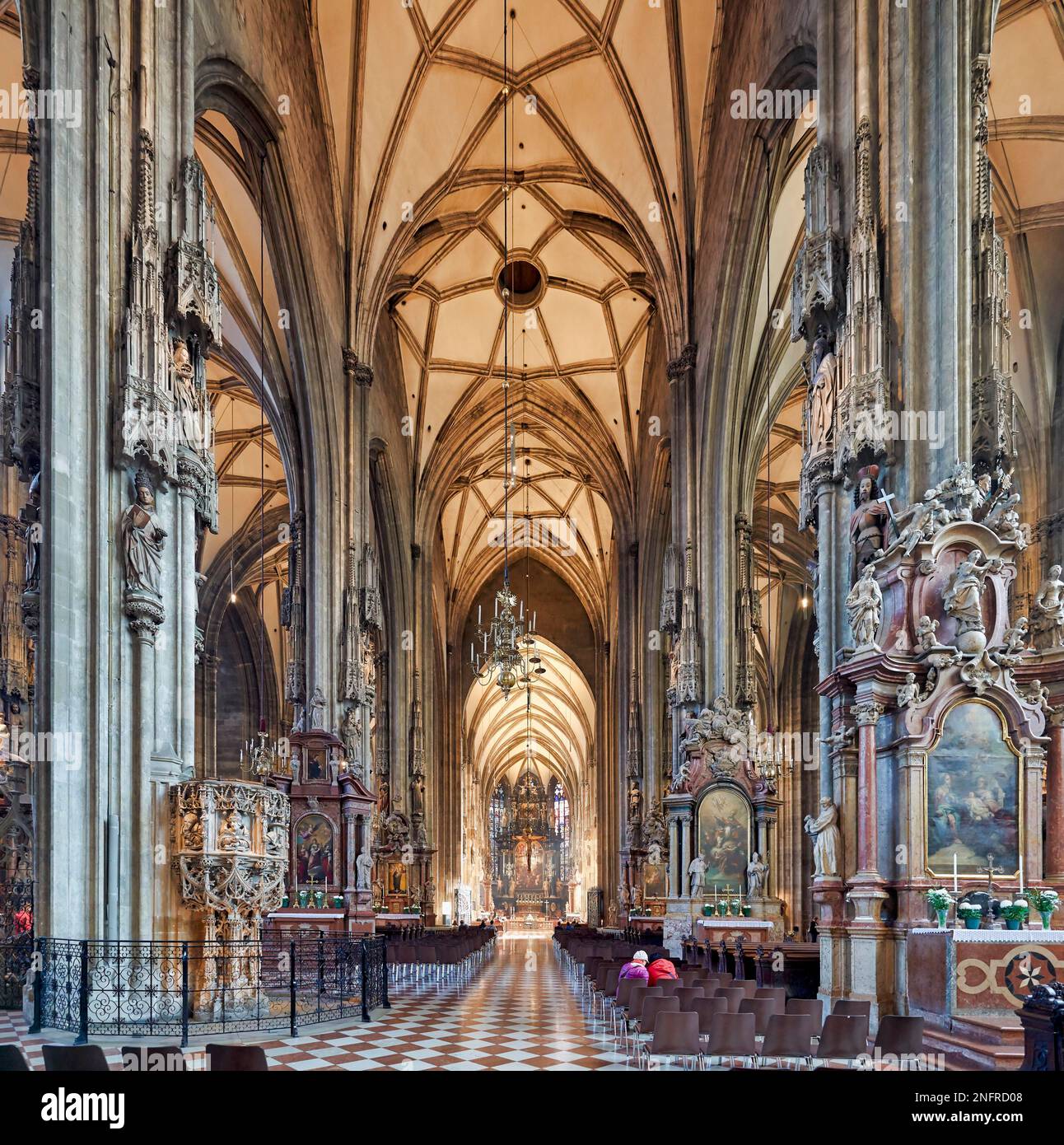 Stephansdom in Stephansplatz. Wien Österreich Stockfoto