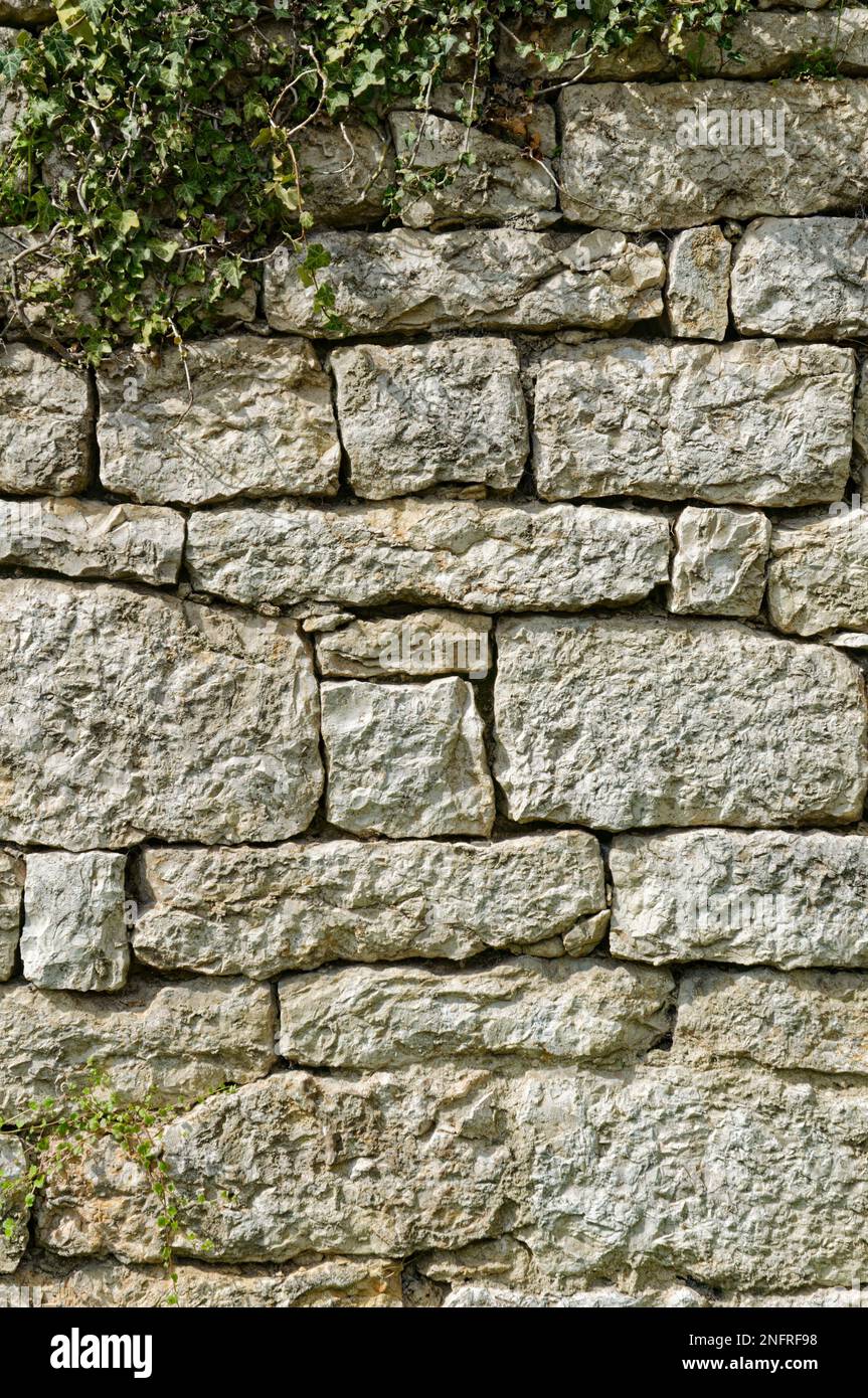 Ein Hintergrund aus Kalkstein Stockfoto