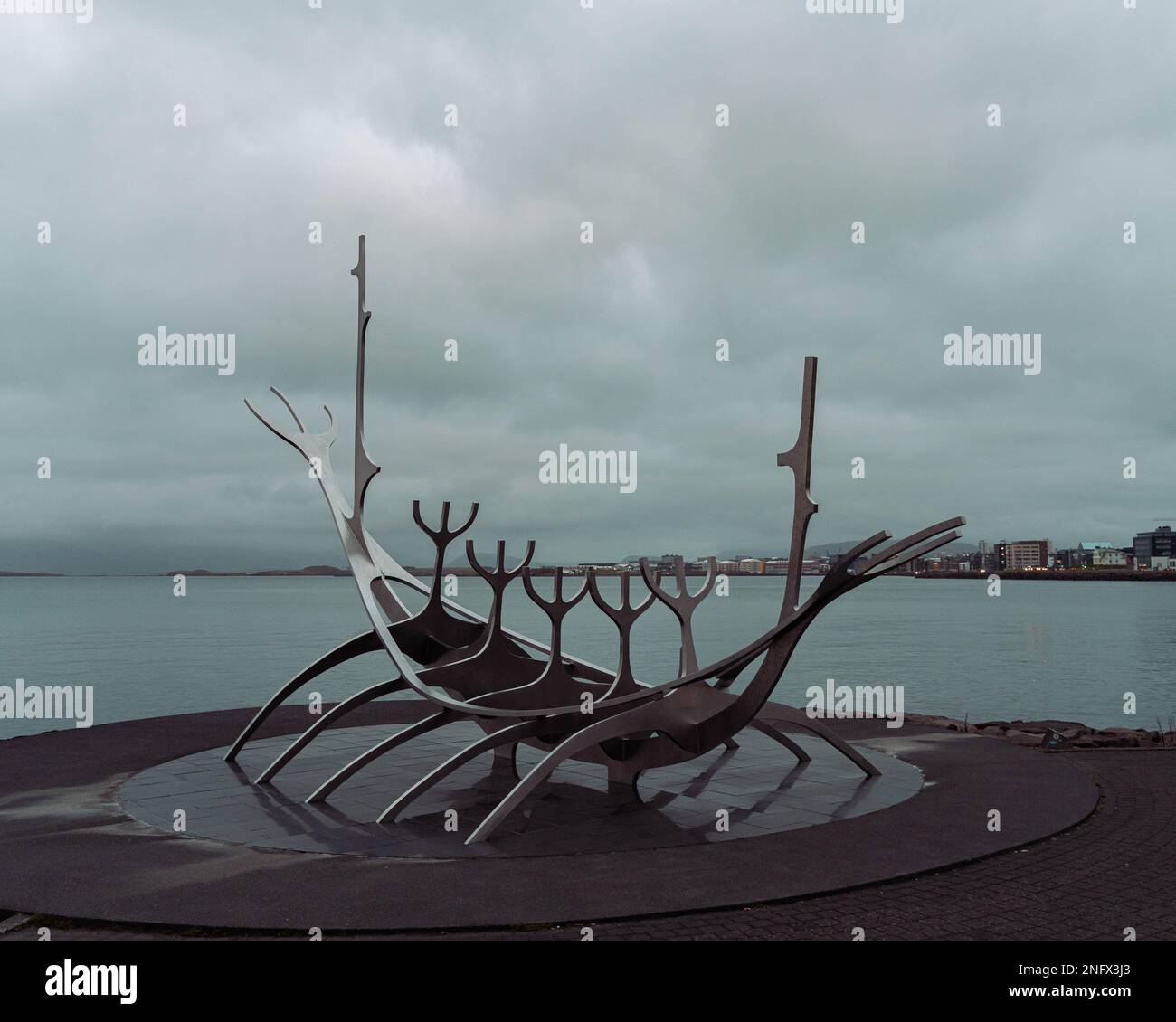 Nahaufnahme eines historischen Wahrzeichens der Sun Voyager. Stockfoto