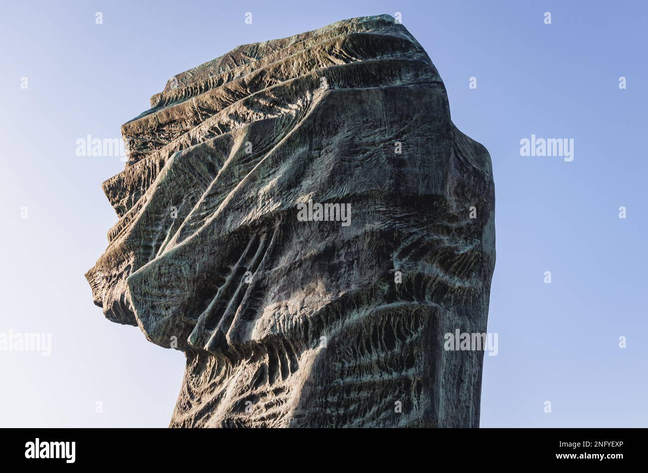 Denkmal für schlesische Aufständische in Kattowitz, Schlesien in Polen Stockfoto