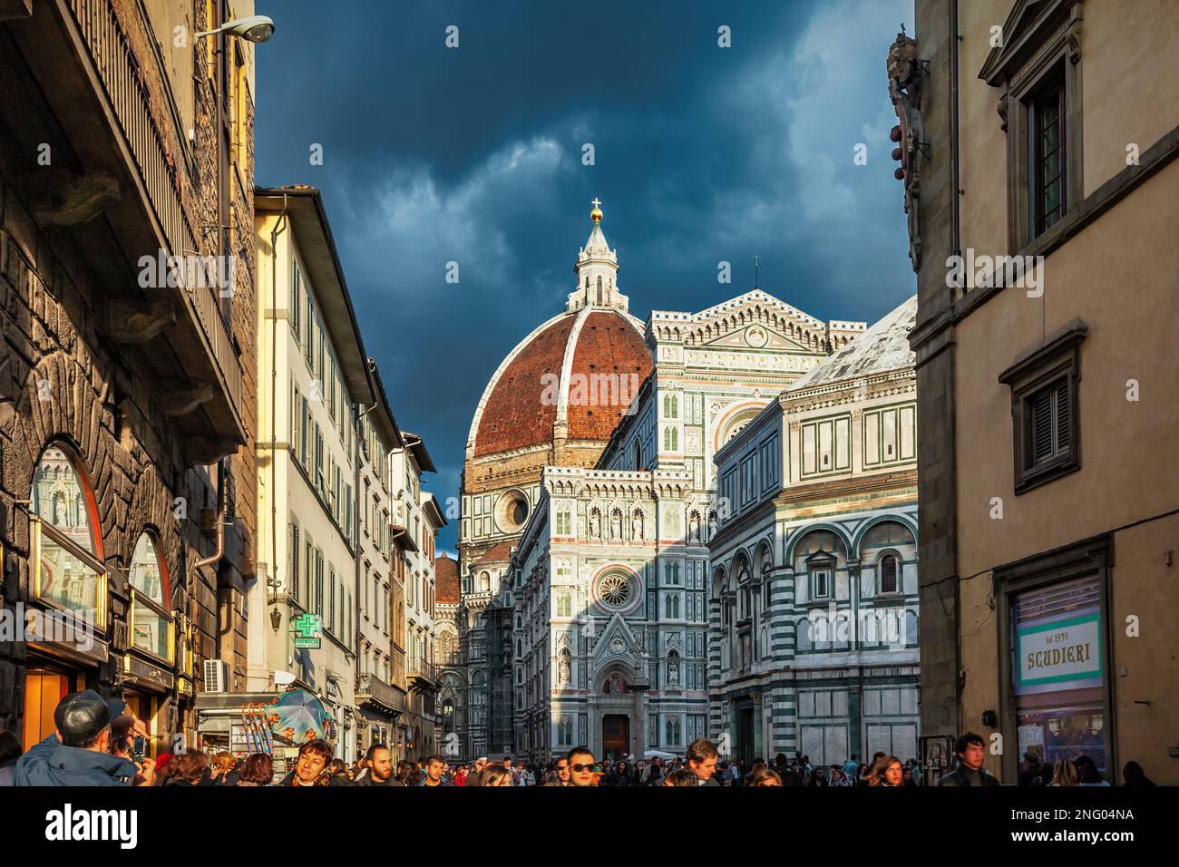 Kathedrale von Florenz (Duomo di Firenze) in der Innenstadt von Florenz, Tusacny, Italien Stockfoto