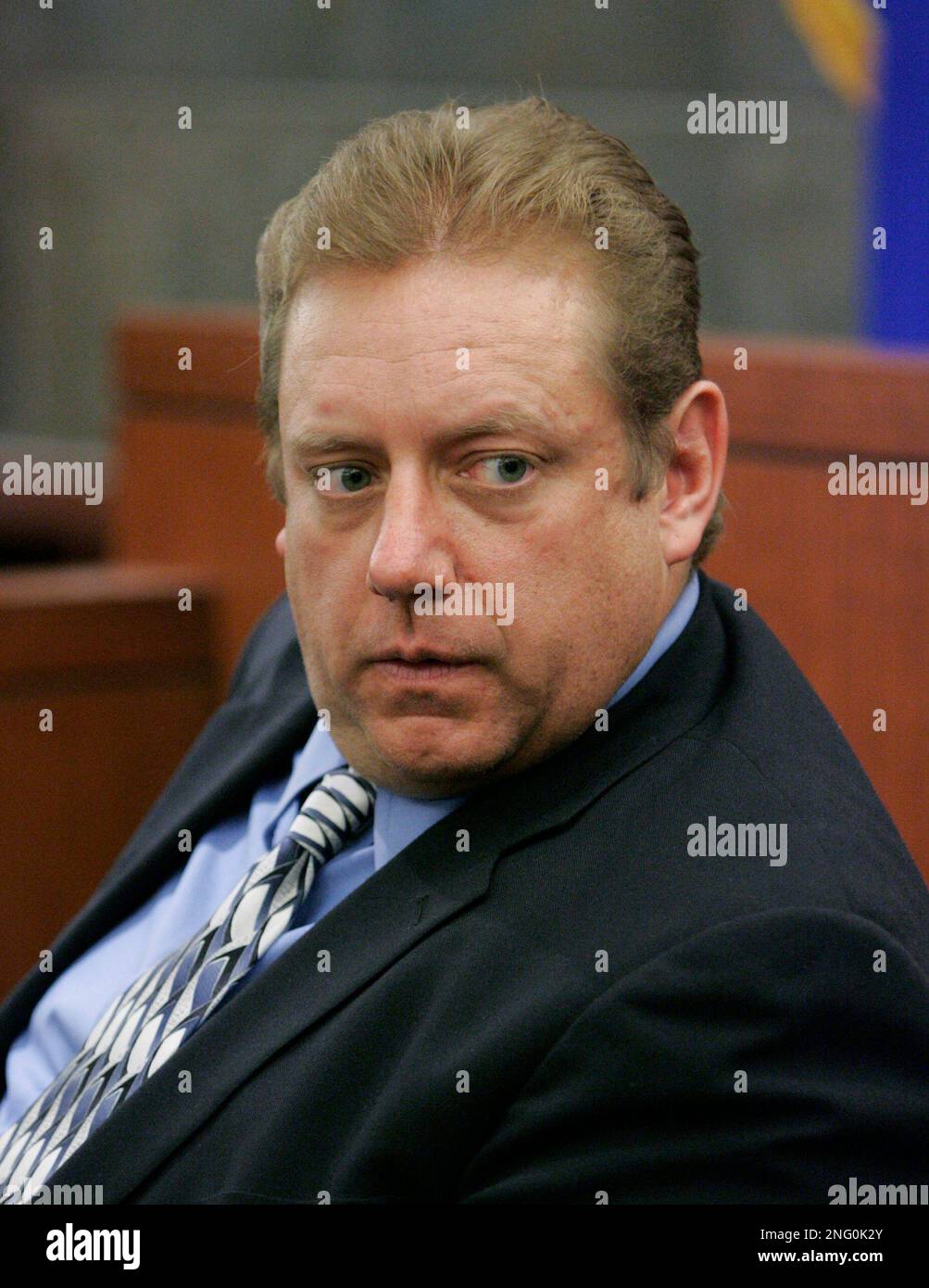 Charles Cashmore, a codefendant who pleaded guilty, appears in a