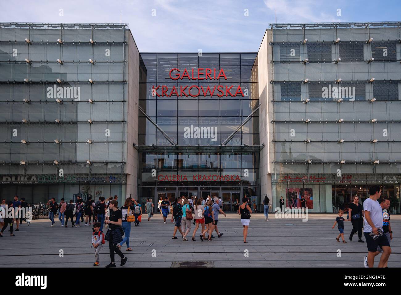 Einkaufszentrum Galeria Krakowska in Krakau, Woiwodschaft Kleinpolen in Polen Stockfoto