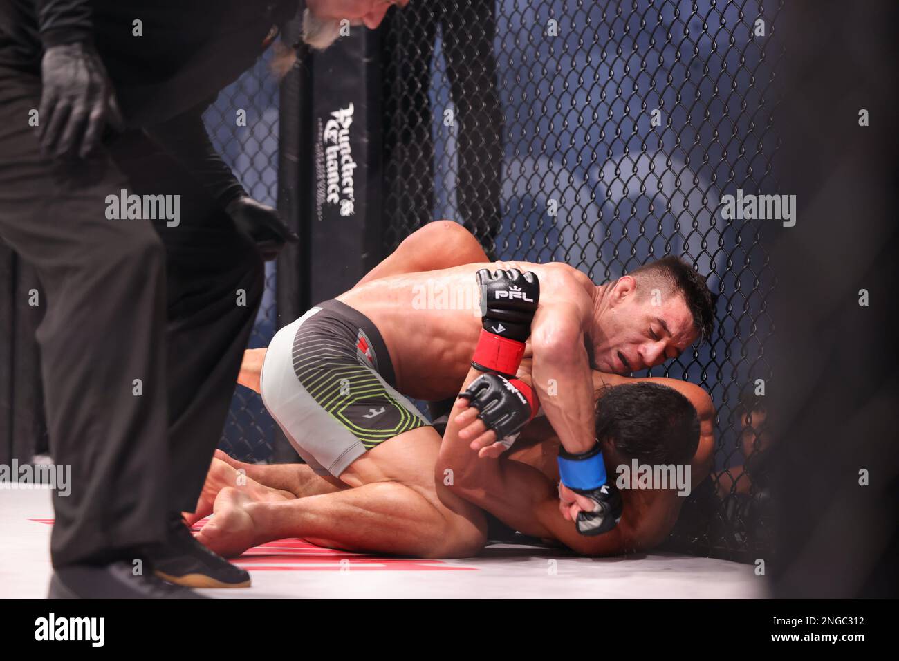 Orlando, Florida, USA. 17. Februar 2023. ORLANDO, Florida - Februar 17 Anthony Romero ist in Woche 4 der PFL Challenger Series am 17. Februar 2023 in den Universal Studios in Orlando, Florida, an der Spitze. (Kreditbild: © Aaron Litz/PX Imagens via ZUMA Press Wire) NUR REDAKTIONELLE VERWENDUNG! Nicht für den kommerziellen GEBRAUCH! Kredit: ZUMA Press, Inc./Alamy Live News Stockfoto