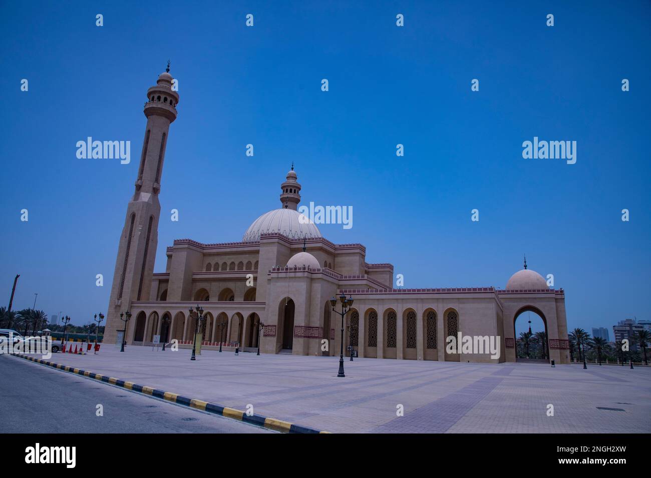 Al Fateh Grand Moschee, Manama, Bahrain, Naher Osten Stockfoto