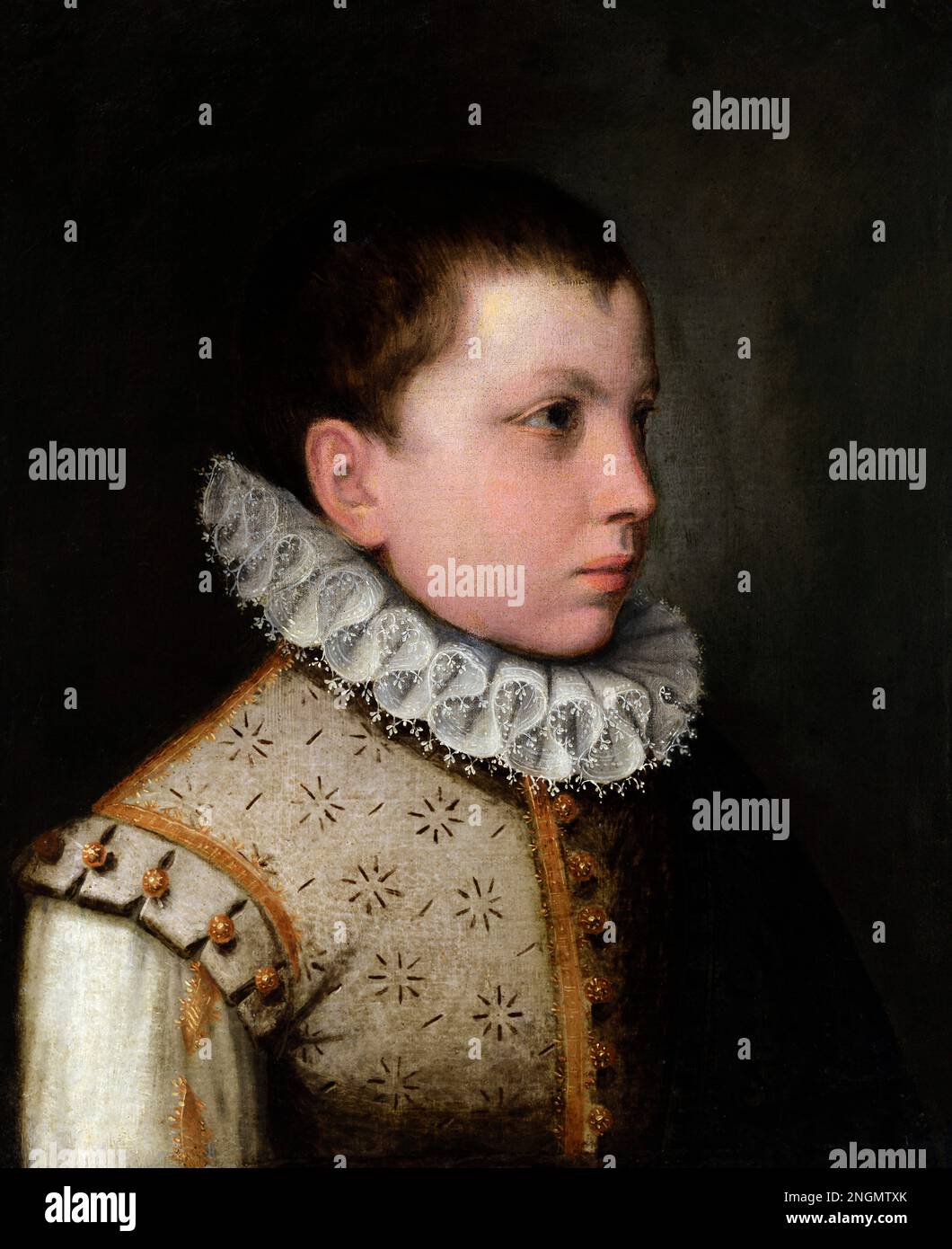 Der Junge der Gonzaga-Dynastie, der Sofonisba Anguissola zugeschrieben wird (c. 1532-1625). Stockfoto