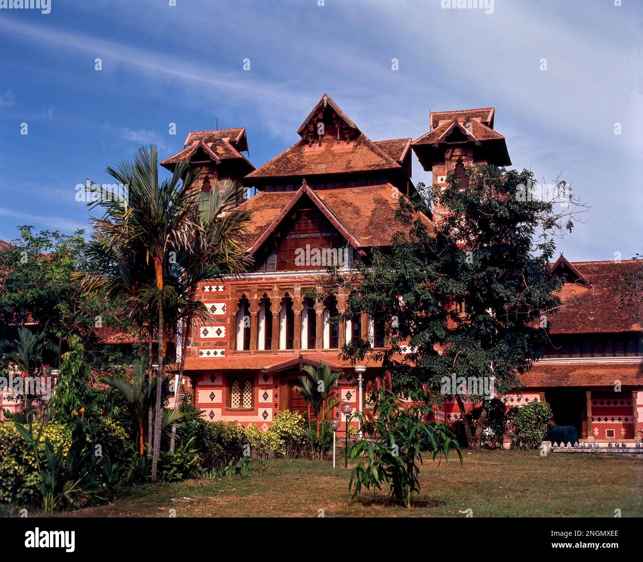 Napier Museum, Indo Saracenische Architektur, Kunst- und Naturkundemuseum in Thiruvananthapuram oder Trivandrum, Kerala, Indien Stockfoto