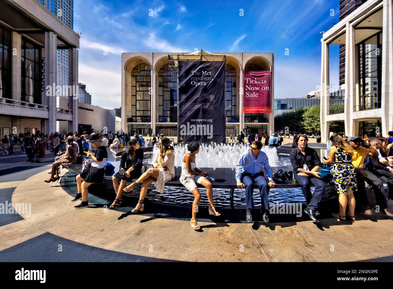New York. Manhattan. Lincoln Center Stockfoto
