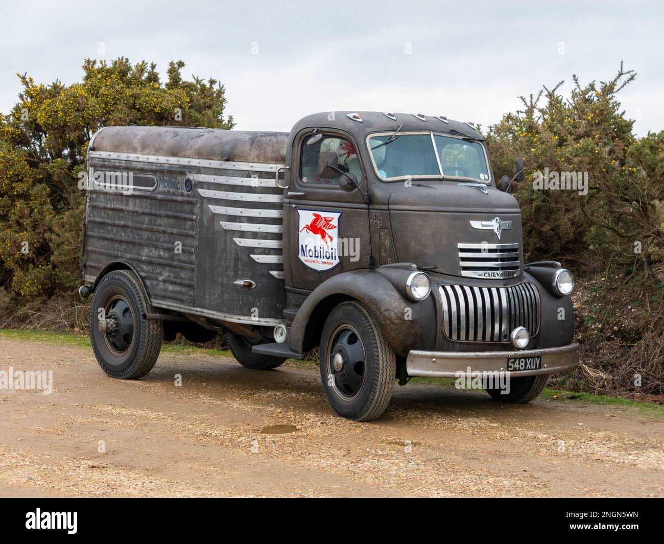 1946 Chevrolet COE-Lkw (Kabine über Motor) Stockfoto