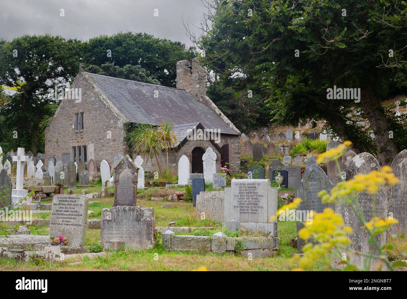 St. Mary's Chuch, Altstadt, Scilly-Inseln Stockfoto