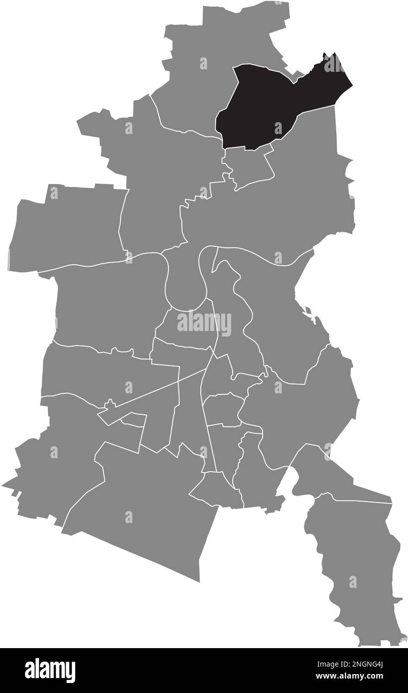 Lageplan des MÜHLSTEDT BOROUGH, DESSAU Stock Vektor