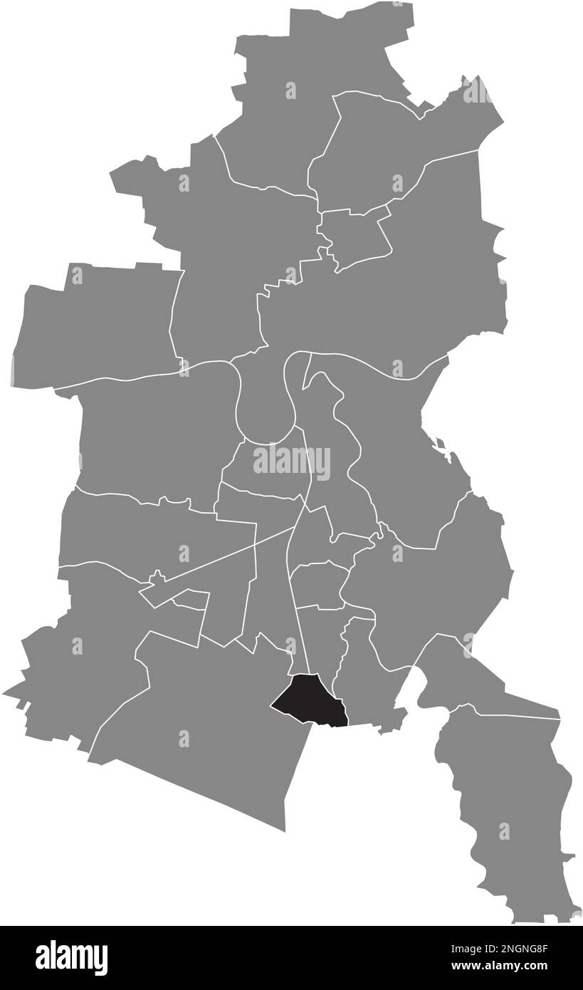 Lageplan der HAIDEBURG BOROUGH, DESSAU Stock Vektor
