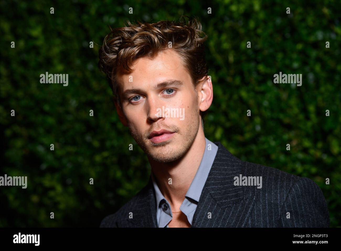 London, Großbritannien. 18. Februar 2023 Austin Butler, der am Charles Finch X Chanel Abend vor dem BAFTA-Dinner in Mayfair, London teilnimmt. Foto: Samstag, 18. Februar 2023. Das Foto sollte lauten: Matt Crossick/Empics/Alamy Live News Stockfoto