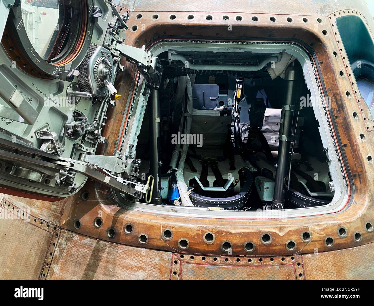 Kommandomodul Apollo-Soyuz Stockfoto