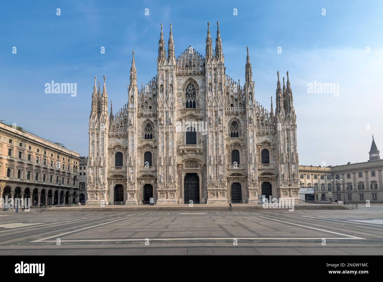 Mailänder Dom, Duomo di Milano, eine der größten Kirchen der Welt Stockfoto