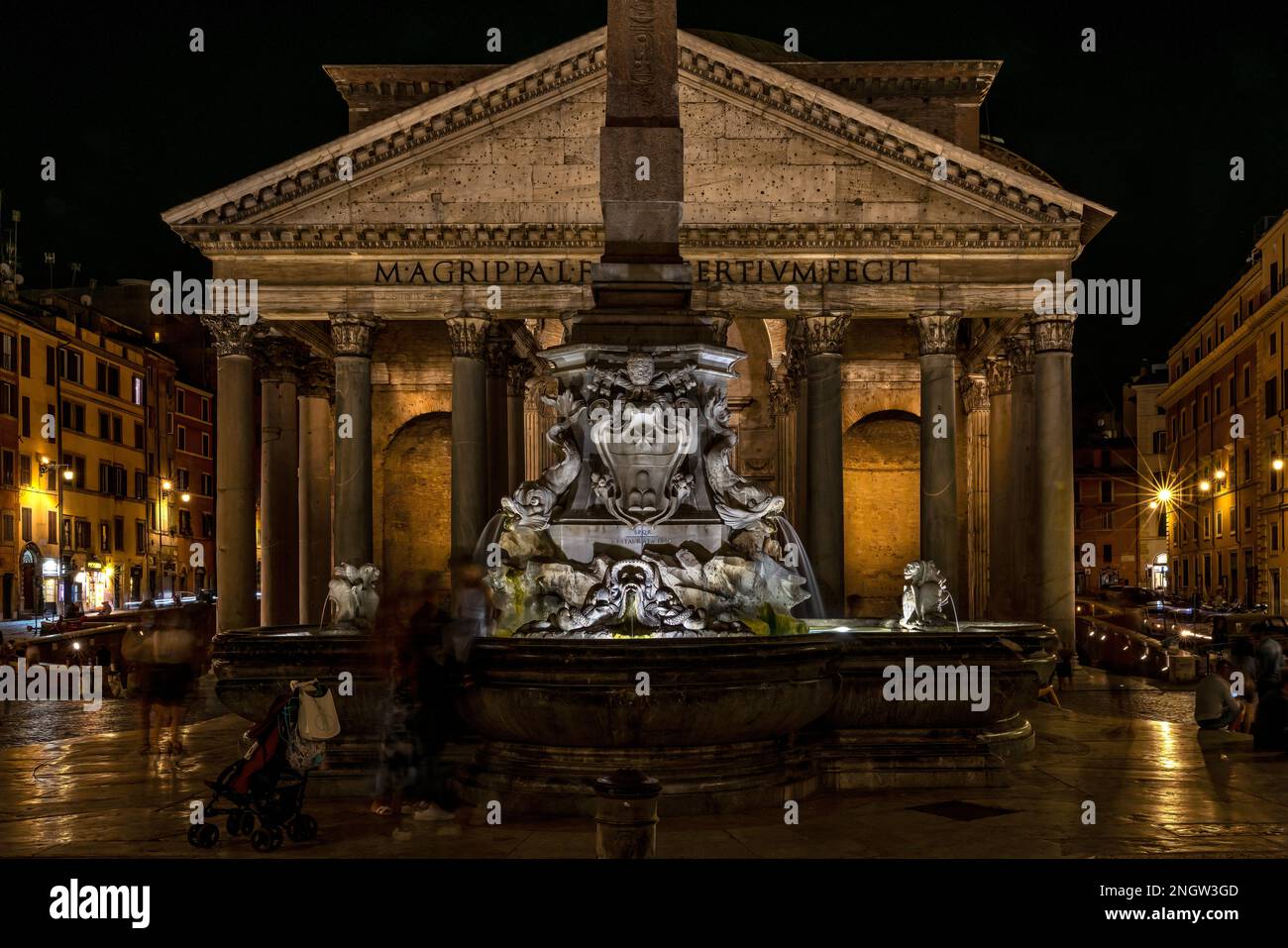 Obelisco del Pantheon Stockfoto