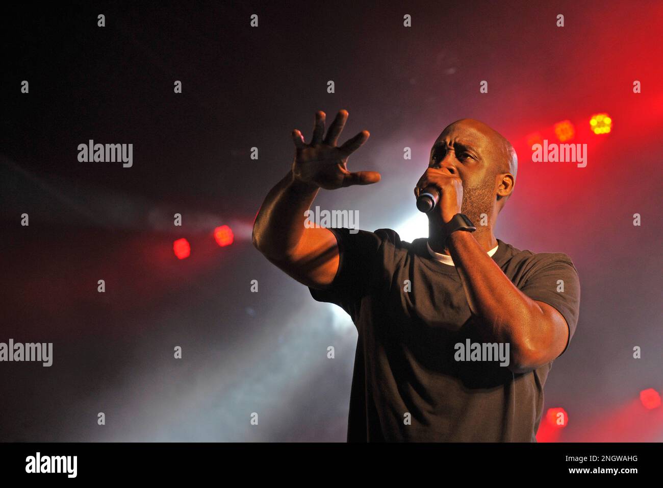 De la Soul est un celebrissime groupe de hip Hop qui a Marque l'histoire de la Musique des annees 90. En concert avec un Big Band au BSF | De la Soul Stockfoto