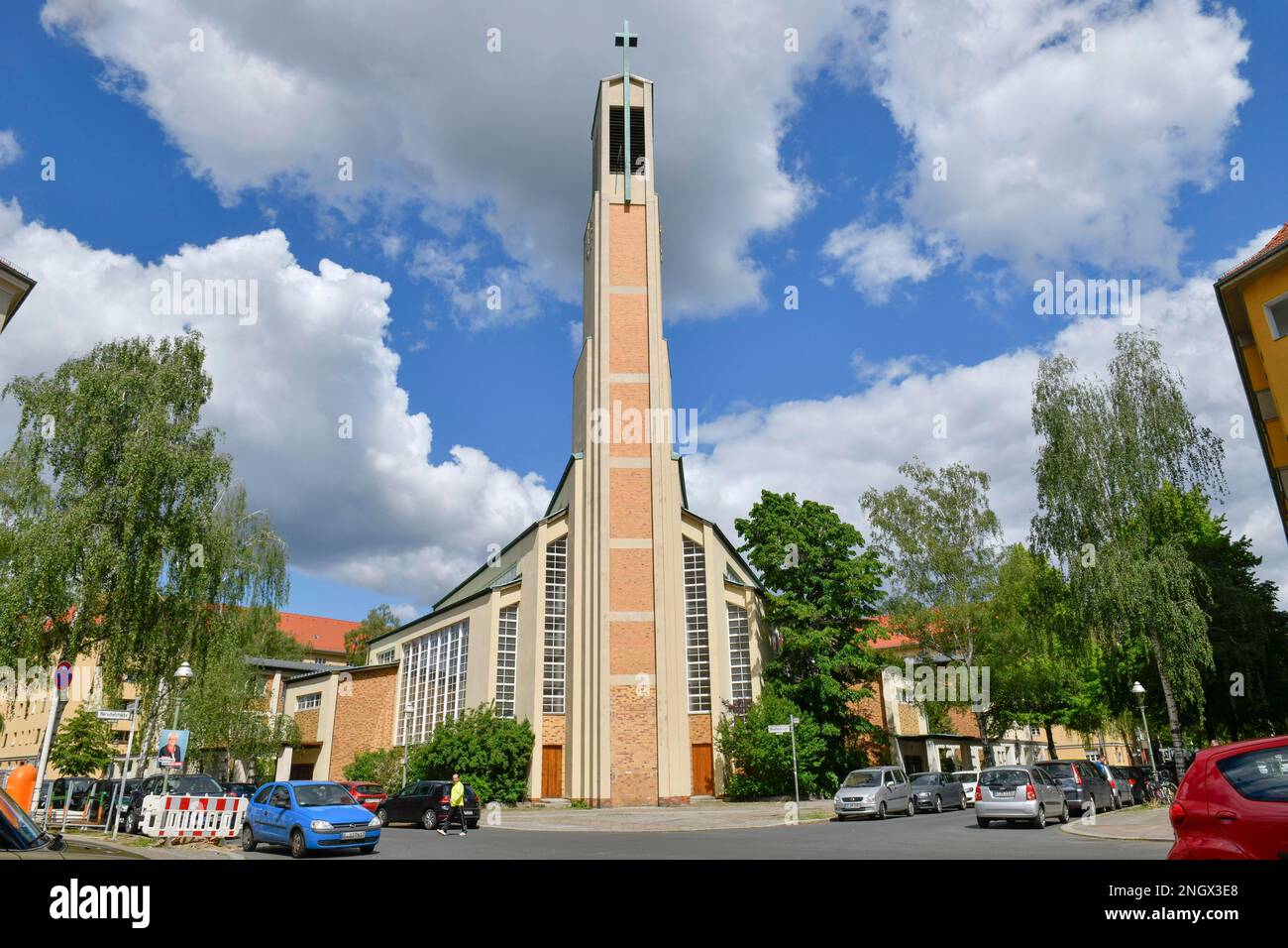 Gustav-Adolf-Kirche, Herschelstraße, Charlottenburg, Berlin, Deutschland Stockfoto