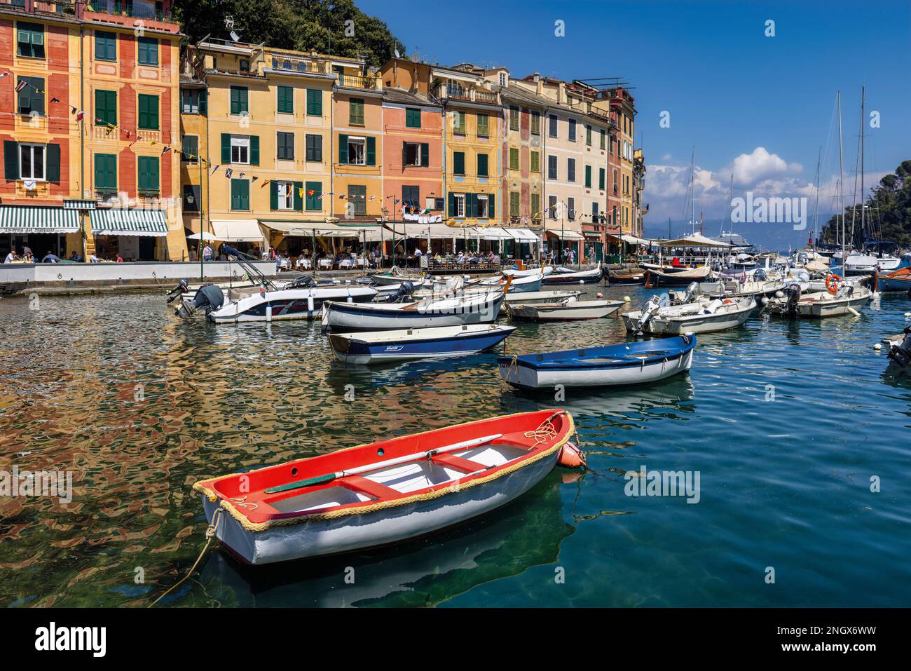 Portofino, Genua, Ligurien, Italienische Riviera, Italien. Stockfoto