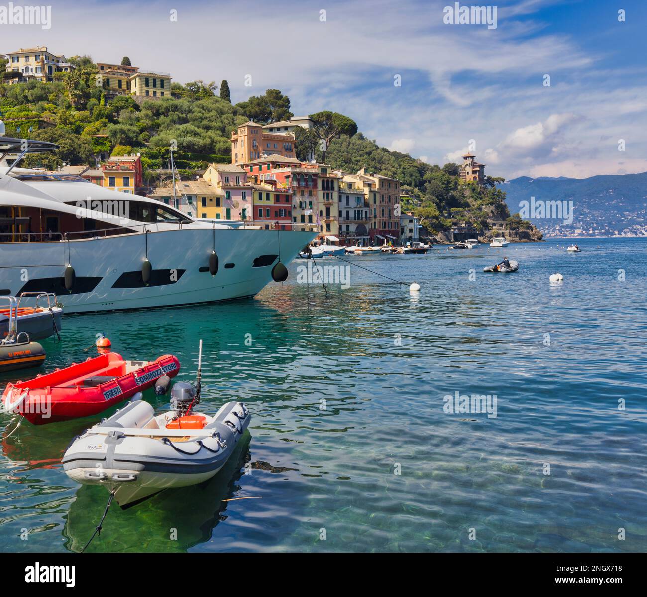 Portofino, Genua, Ligurien, Italienische Riviera, Italien. Stockfoto