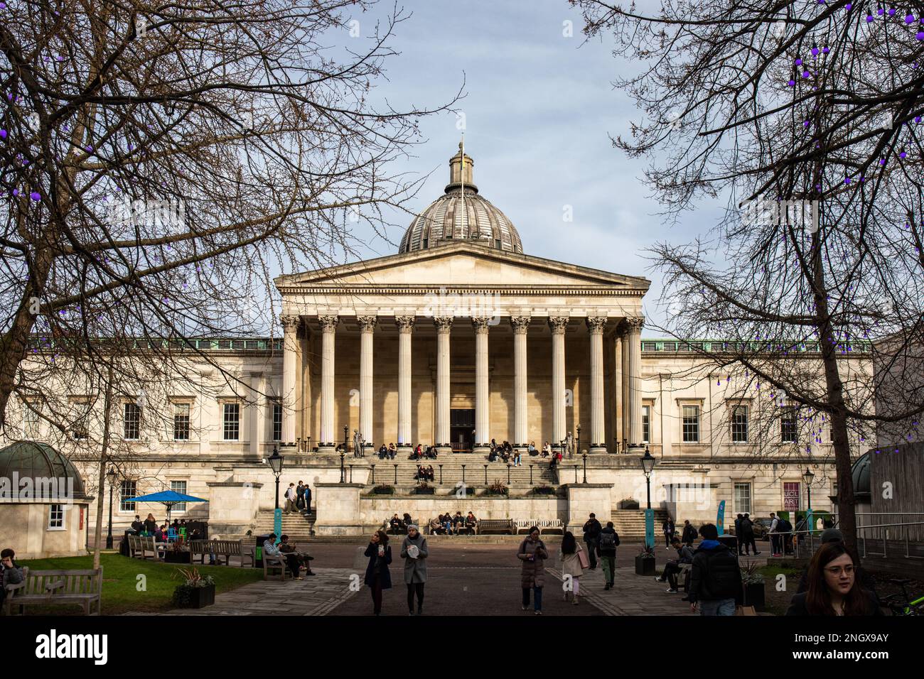 University College London, UCL Main Building oder Wilkins Building in London, England Stockfoto
