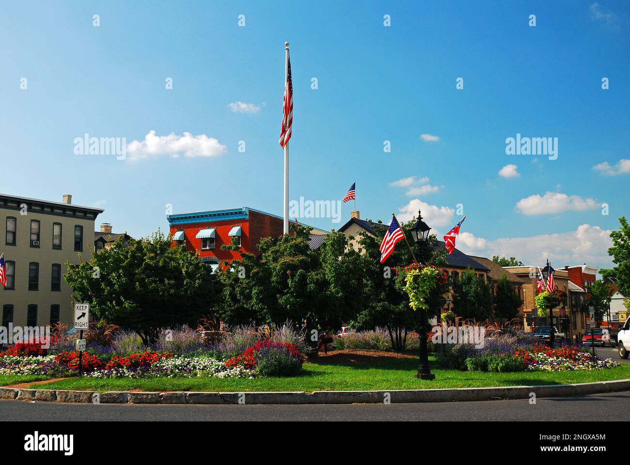 Lincoln Square, Gettysburg, Pennsylvania Stockfoto