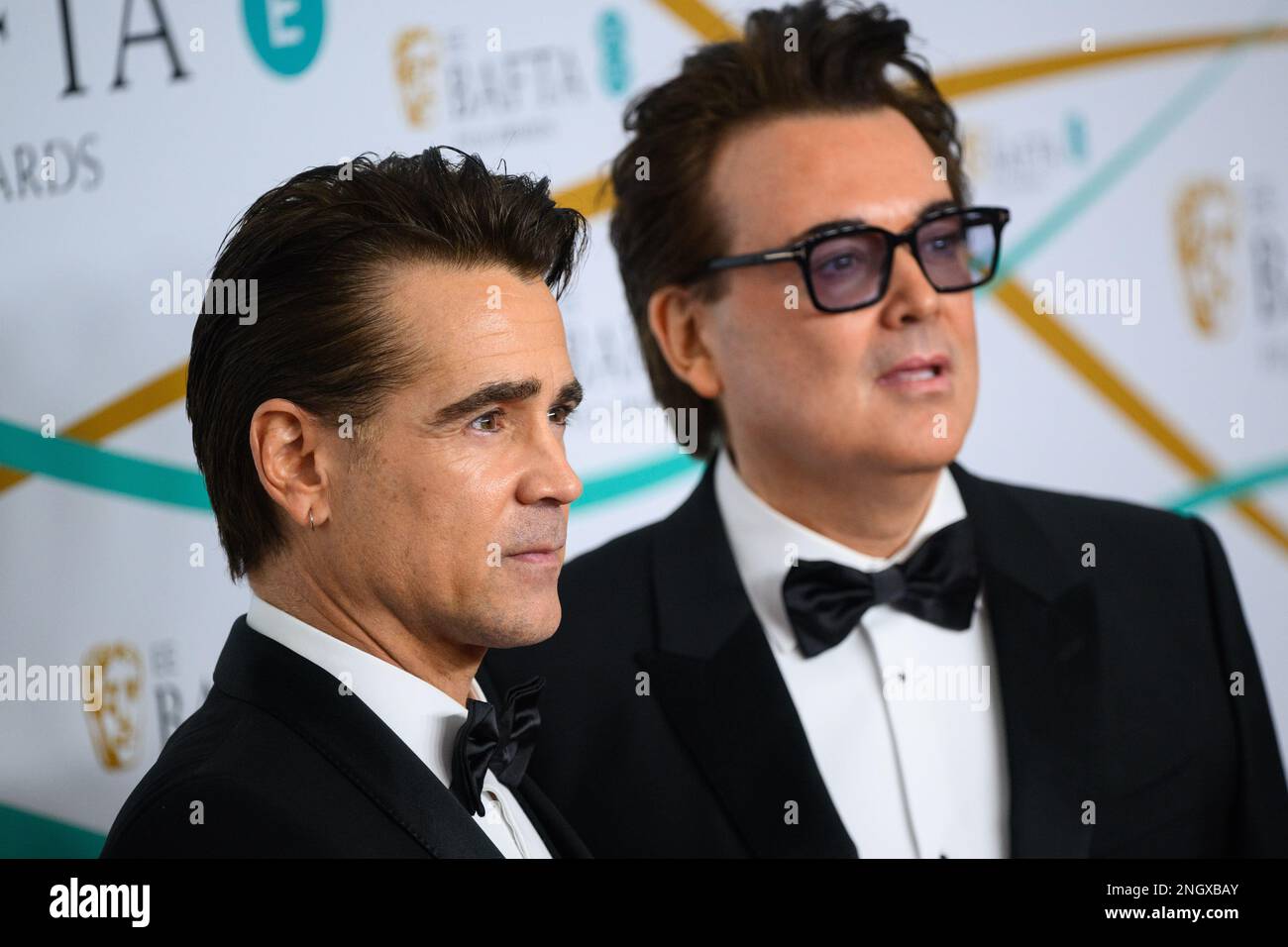 London, Großbritannien. 19. Februar 2023 Colin Farrell nimmt an den British Academy Film Awards 76. in der Royal Festival Hall des Southbank Centre in London Teil. Foto: Sonntag, 19. Februar 2023. Das Foto sollte lauten: Matt Crossick/Empics/Alamy Live News Stockfoto