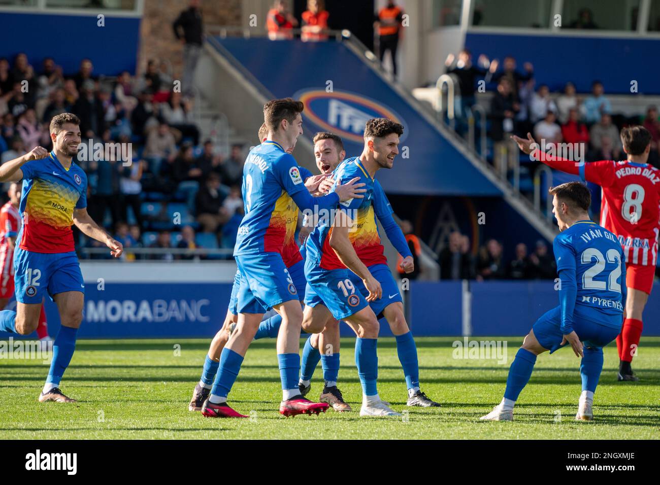 Andorra La Vella, Andorra 19. Februar 2023 die Spieler des FC