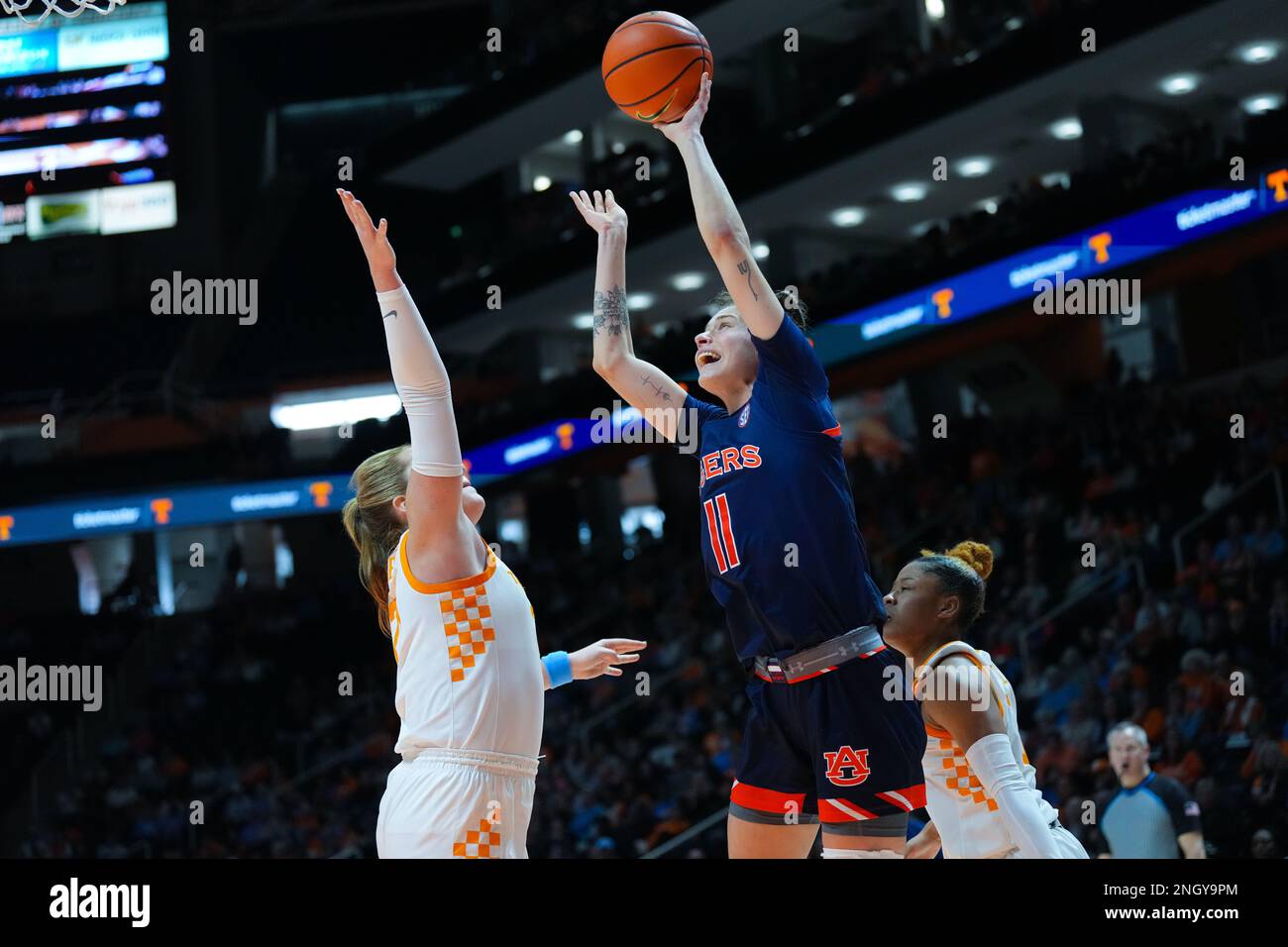19 februar 2023 romi levy 11 der auburn tigers schie t den ball