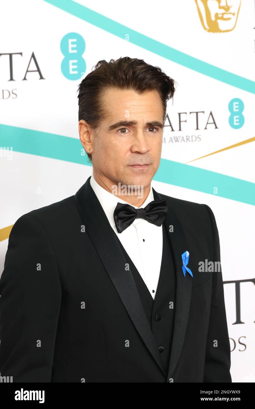 Colin Farrell, 2023 EE BAFTA Film Awards, The Royal Festival Hall, London, UK, 19. Februar 2023, Foto von Richard Goldschmidt Stockfoto