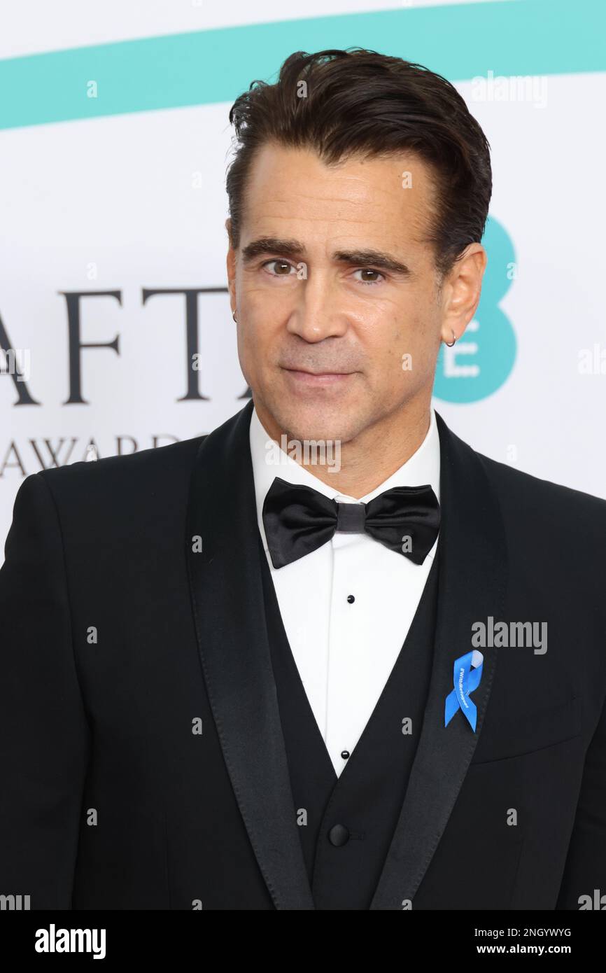 Colin Farrell, 2023 EE BAFTA Film Awards, The Royal Festival Hall, London, UK, 19. Februar 2023, Foto von Richard Goldschmidt Stockfoto