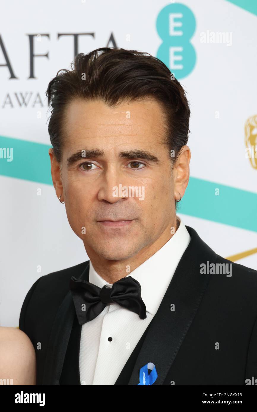 Colin Farrell, 2023 EE BAFTA Film Awards, The Royal Festival Hall, London, UK, 19. Februar 2023, Foto von Richard Goldschmidt Stockfoto