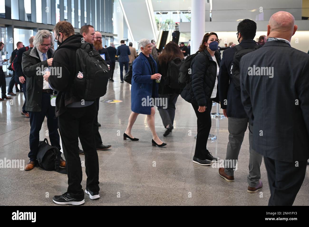 Die ehrenwerte Deborah Rosenblum, Assistant Secretary of Defense for Nuclear, Chemical and Biological Defense Program, spricht auf der S&T Conference 2022 des CBD Stockfoto