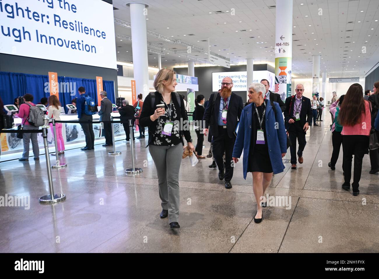 Die ehrenwerte Deborah Rosenblum, Assistant Secretary of Defense for Nuclear, Chemical and Biological Defense Program, spricht auf der S&T Conference 2022 des CBD Stockfoto