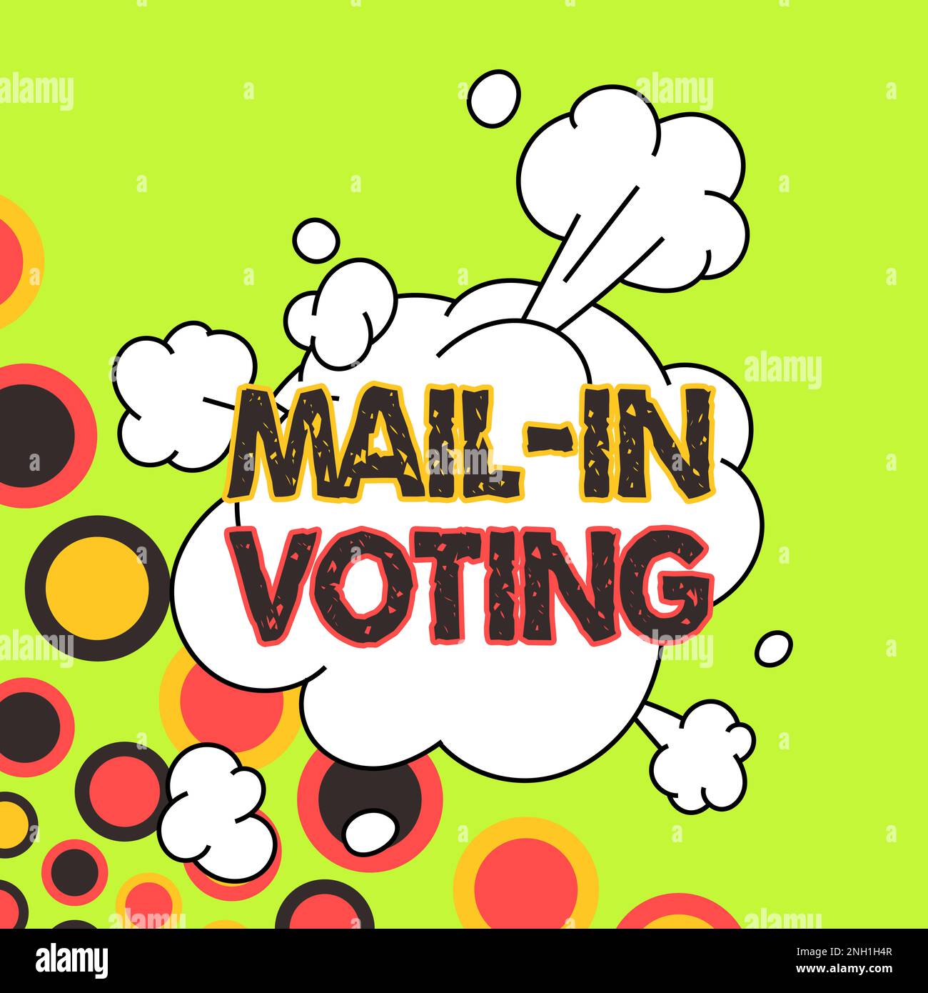 Text Presentation Mail in Voting, Word for vote in an elections where