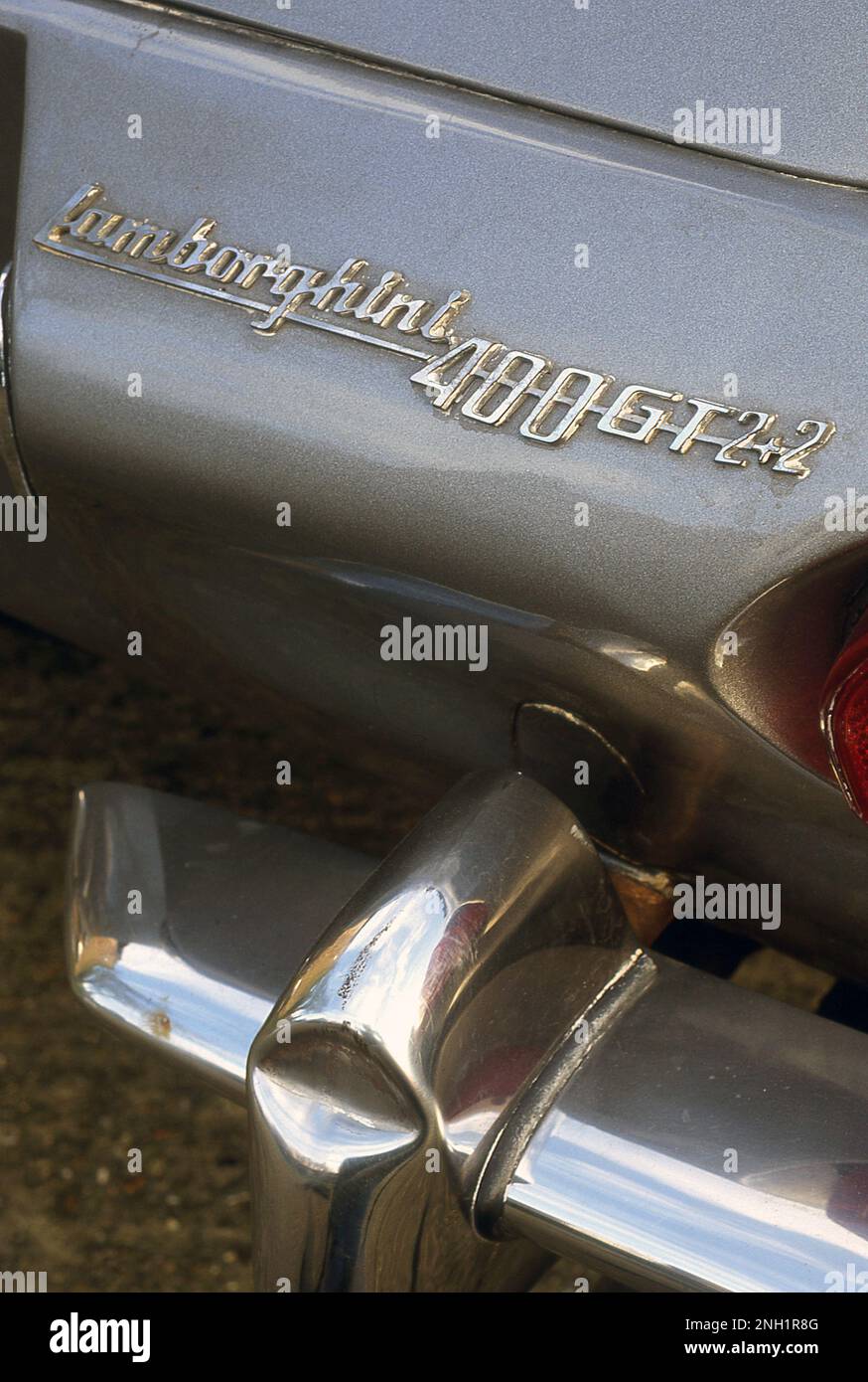 Restauration eines Lamborghini 400 400 2+2 Stockfoto