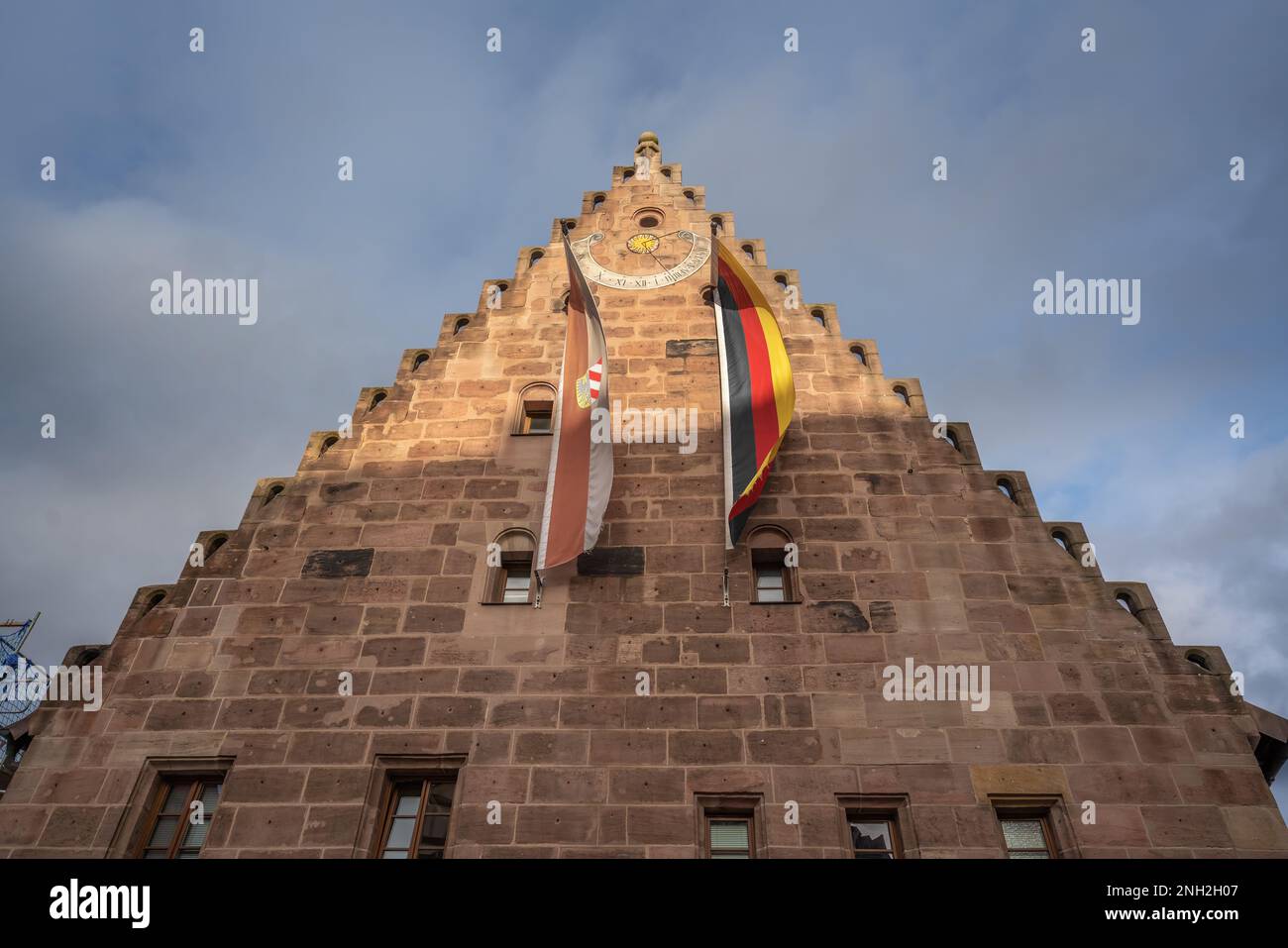 Unschlitthaus-Gebäude - Nürnberg, Bayern, Deutschland Stockfoto