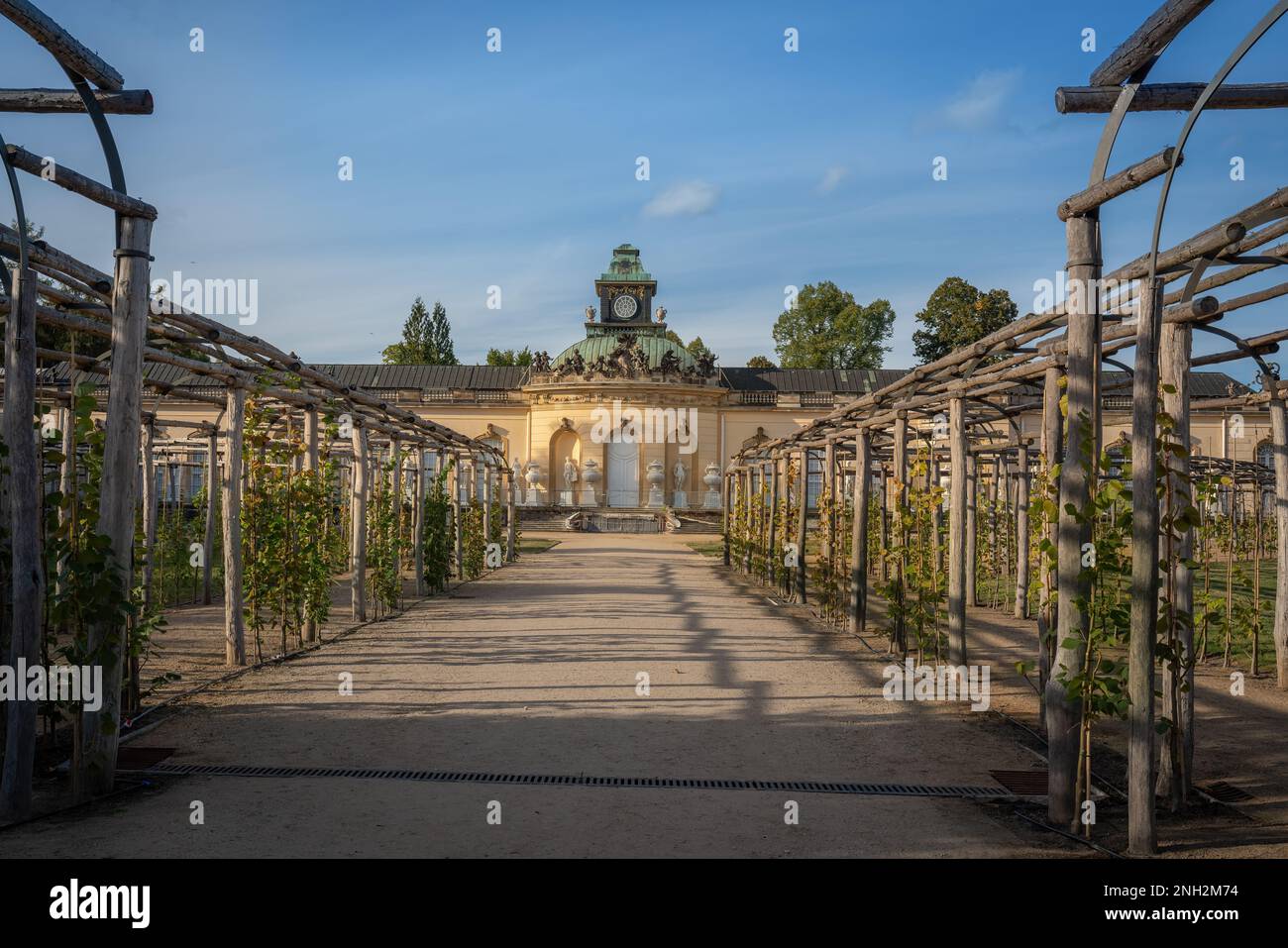 Bildergalerie von Schloss Sanssouci - Potsdam, Brandenburg, Deutschland Stockfoto