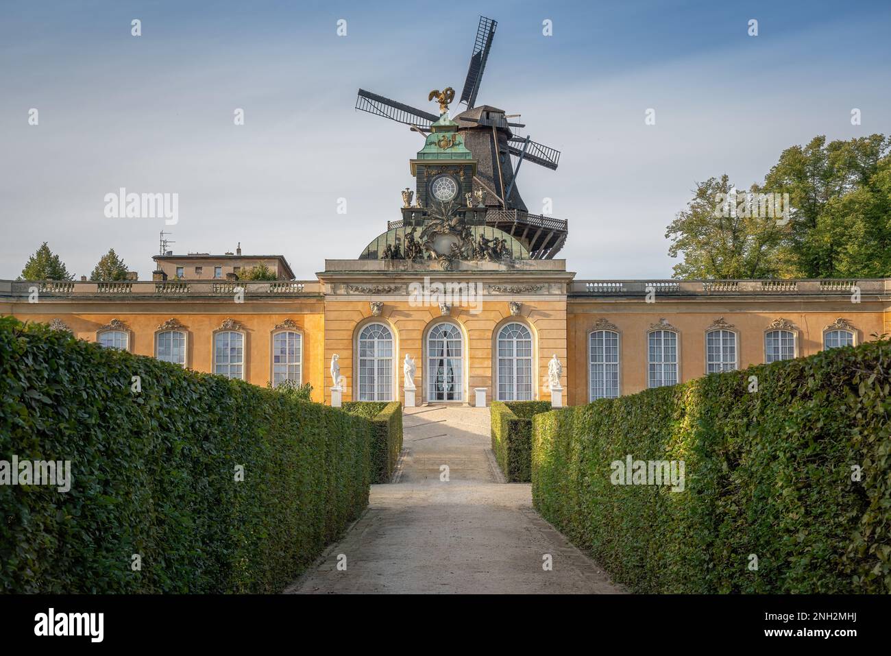 Neue Kammern des Schlosses Sanssouci - Potsdam, Brandenburg, Deutschland Stockfoto