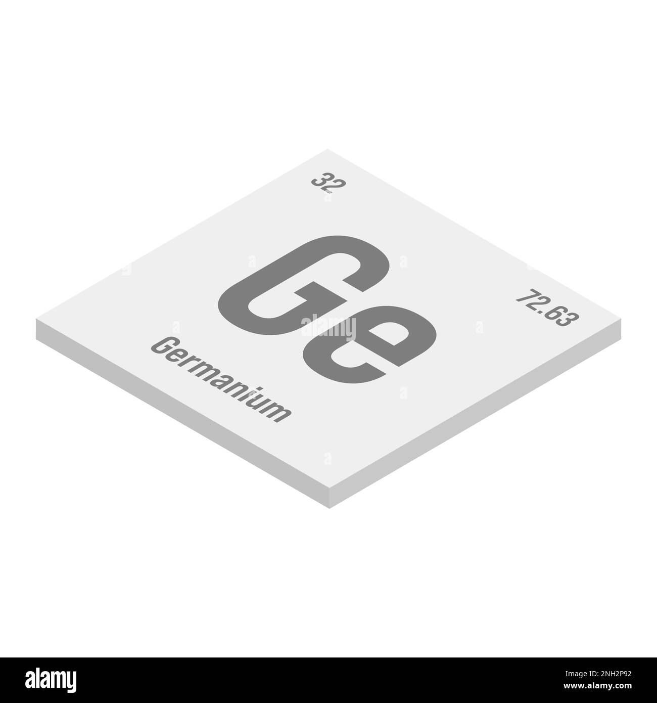 Gadolinium Metallwürfel 99,9% Rein - 25,4 Mm Mit Periodensystem Gravur