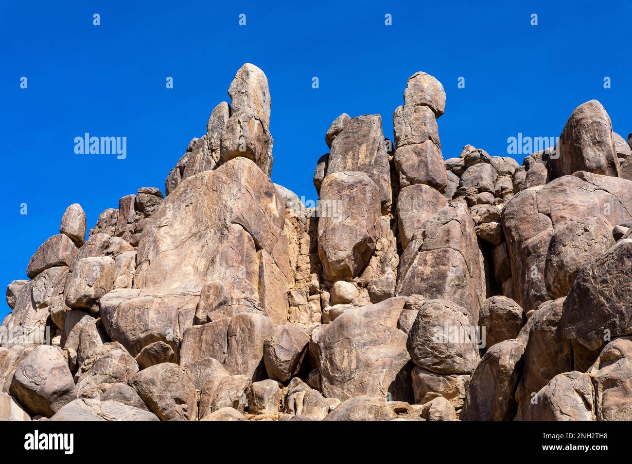 Alte Ägyptische Hieroglyphen. Assuan's Seheil Island, bekannt für die Hungersnot der Stele-Schnitzereien. Assuan. Egipt. Afrika. Stockfoto