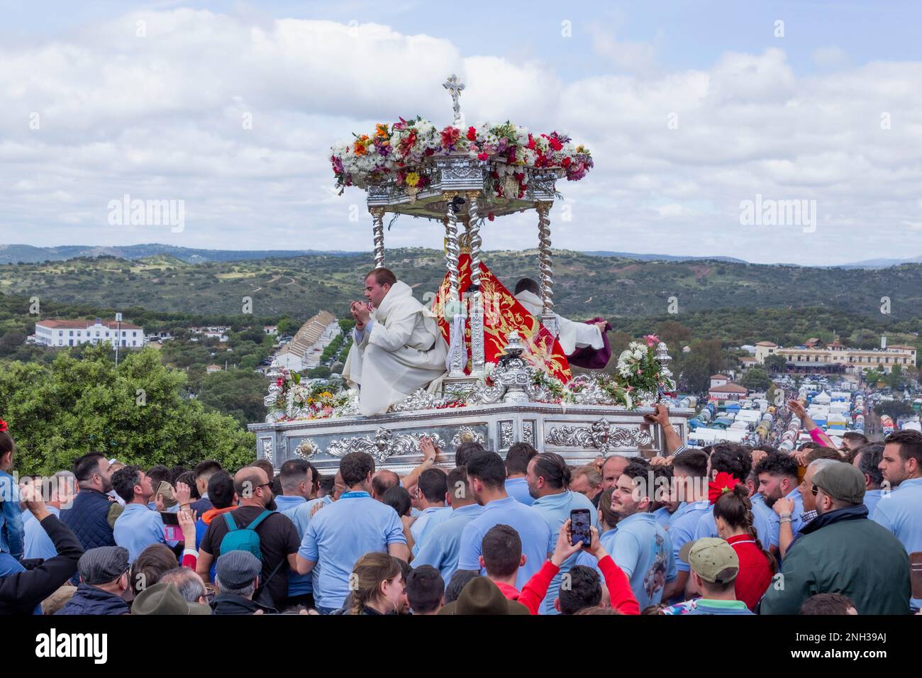 Andujar, Provinz Jaen, Spanien. Jährliche Romeria von La Virgen de la